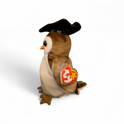 Vintage Ty Beanie Baby “Wise” Owl (1997) – Class of ’98 Graduation Edition | Original Tag