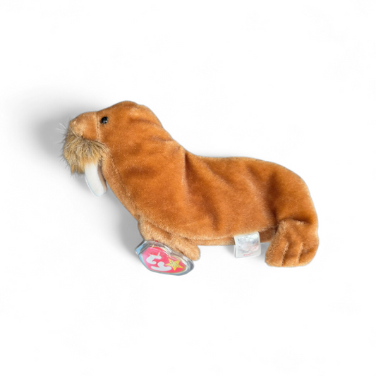 Vintage Ty Beanie Baby “Paul” Walrus (1999) – Characterful Plush with Tusks | Original Tag