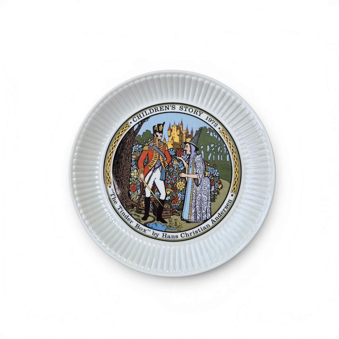 Vintage Wedgwood Children’s Stories 1972 Plate – The Tinder Box by Hans Christian Andersen – Fairy Tale Collector Plate