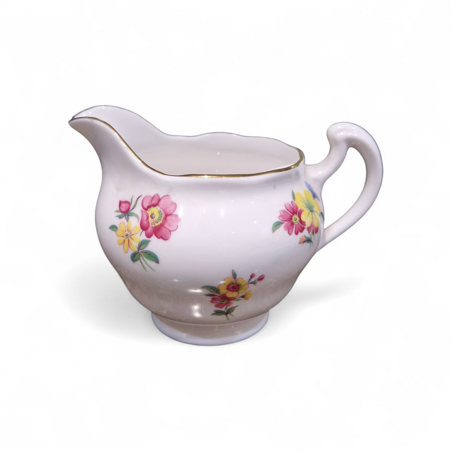 Vintage Royal Vale Bone China Milk Jug – Elegant Floral English Tea Set Creamer