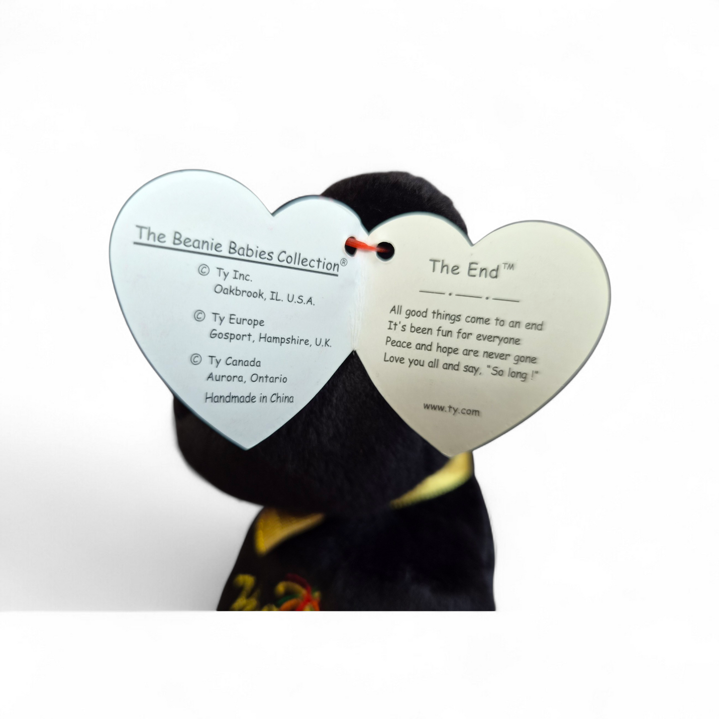 Ty Beanie Baby “The End” Bear (1999) – Iconic Collector’s Keepsake with Original Tag