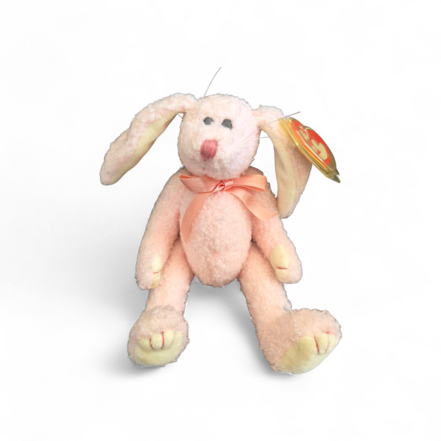 Vintage Ty “Strawbunny” Attic Treasures Bunny (1999) – Soft Pink Heirloom Plush | Original Tag