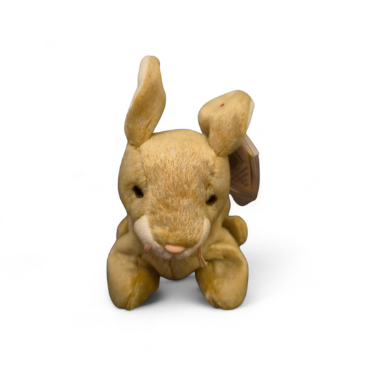 Vintage Ty Beanie Baby “Nibbly” Rabbit (1998) – Original Tag | Charming Collectible Soft Toy
