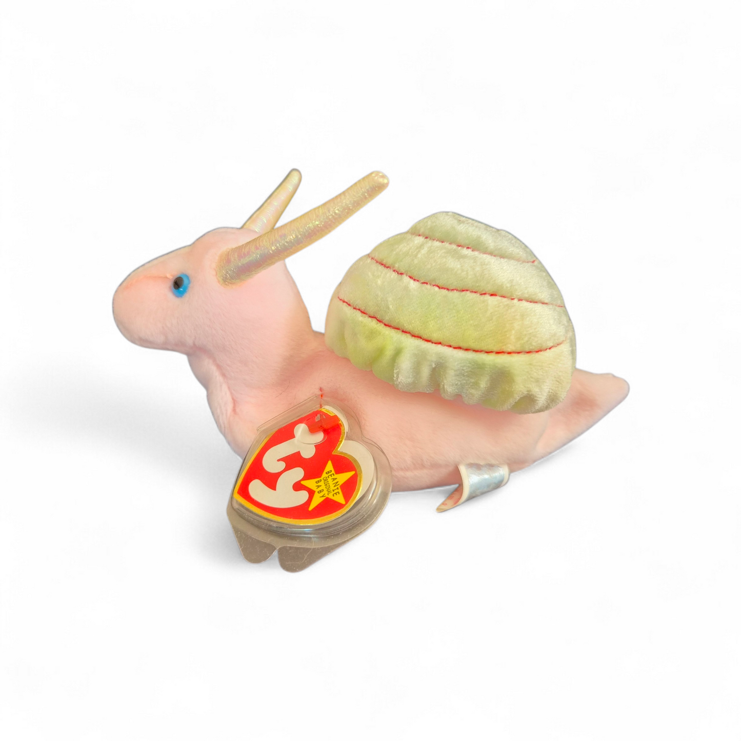 Vintage Ty Beanie Baby “Swirly” Snail (1999) – Pastel Whimsical Edition | Original Tag