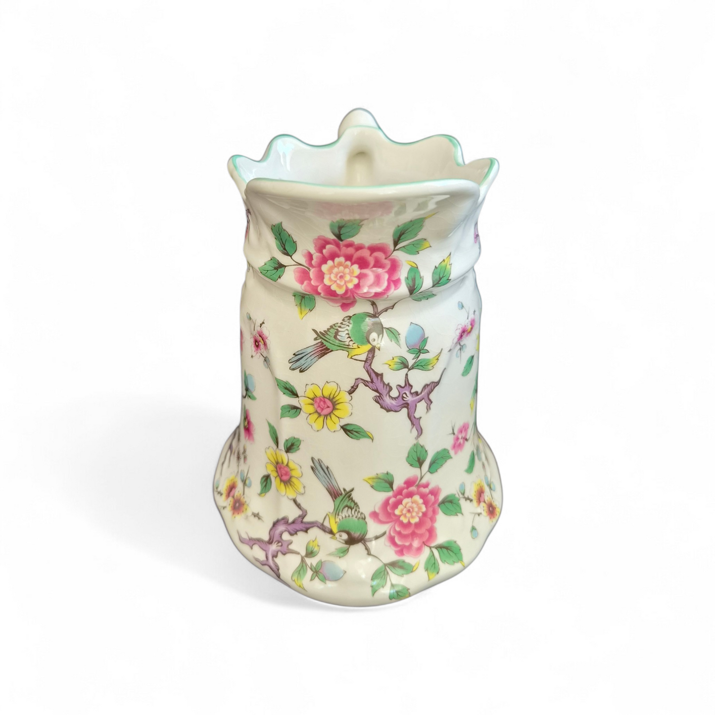 Vintage Old Foley Floral Jug by James Kent. Staffordshire Fine Earthenware, English Country Elegance