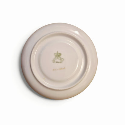 -SOLD- Vintage Aynsley Miniature Demitasse Cup & Saucer Playing Card Pattern Fine Bone China