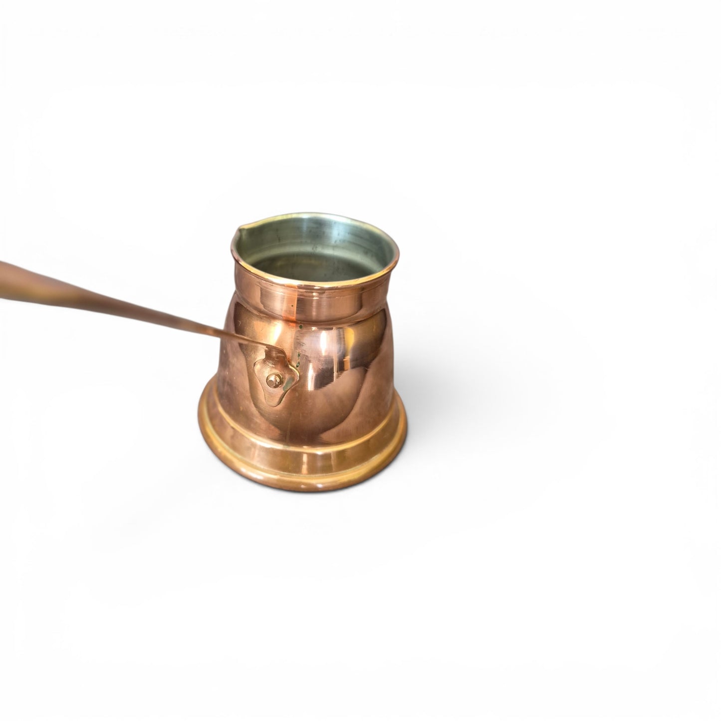 -SOLD- Vintage French Copper Coffee Pot / Cezve – Le Cellier Villedieu – Turkish Style Pouring Vessel