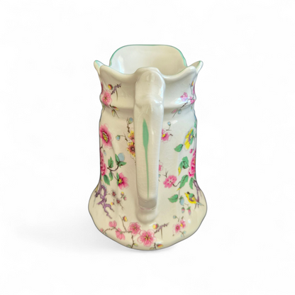 Vintage Old Foley Floral Jug by James Kent. Staffordshire Fine Earthenware, English Country Elegance
