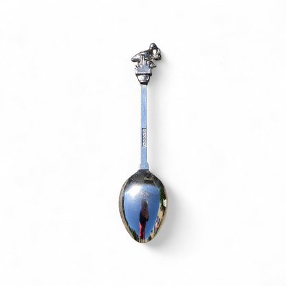 Vintage Silver-Plated Stork Spoon – West German Keepsake | Symbol of New Beginnings