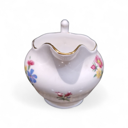 Vintage Royal Vale Bone China Milk Jug – Elegant Floral English Tea Set Creamer