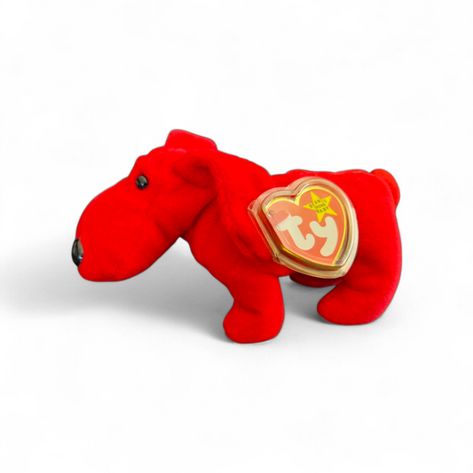 Ty Beanie Baby “Rover” (1996) – Early Edition Style 4101 Red Dog with Tag | Vintage Collectible