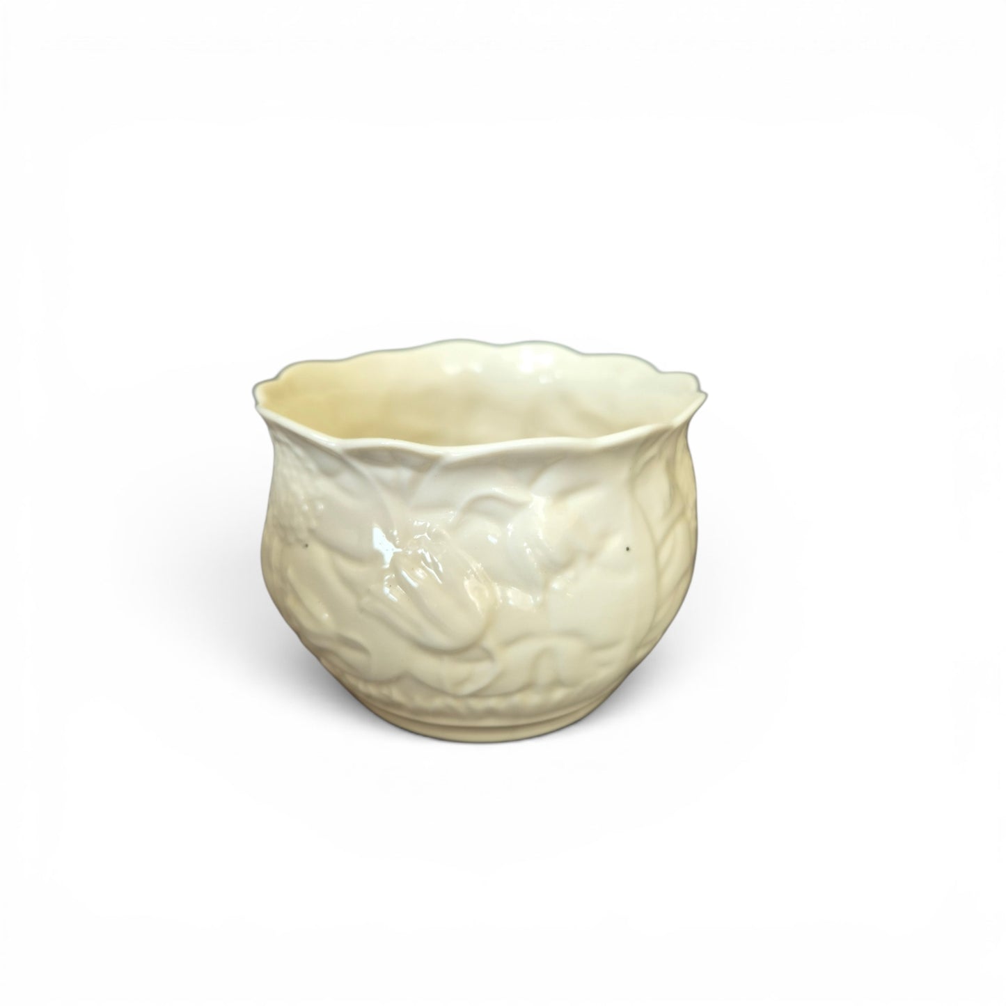 -SOLD- Vintage Belleek Ireland “Serenity” Cream Jug & Sugar Bowl Set
