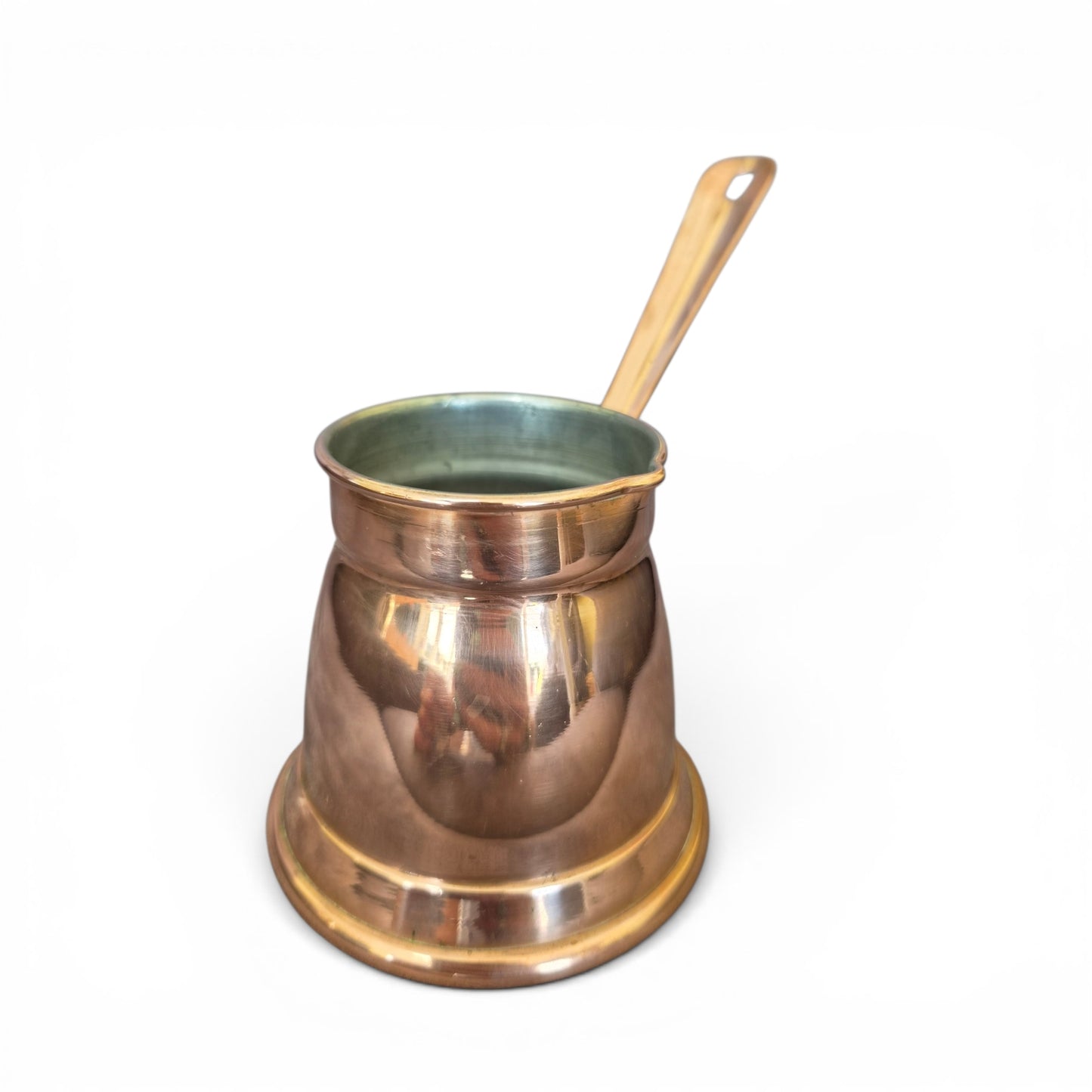 -SOLD- Vintage French Copper Coffee Pot / Cezve – Le Cellier Villedieu – Turkish Style Pouring Vessel