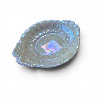 Vintage Wade Lustreware Pearl Iridescent Bonbon Dish Hand Painted