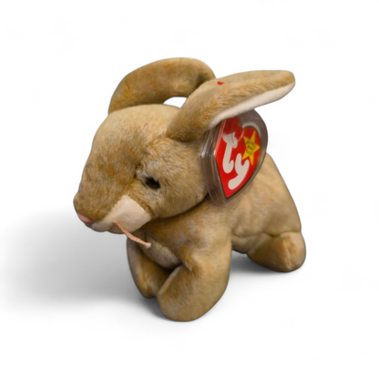 Vintage Ty Beanie Baby “Nibbly” Rabbit (1998) – Original Tag | Charming Collectible Soft Toy