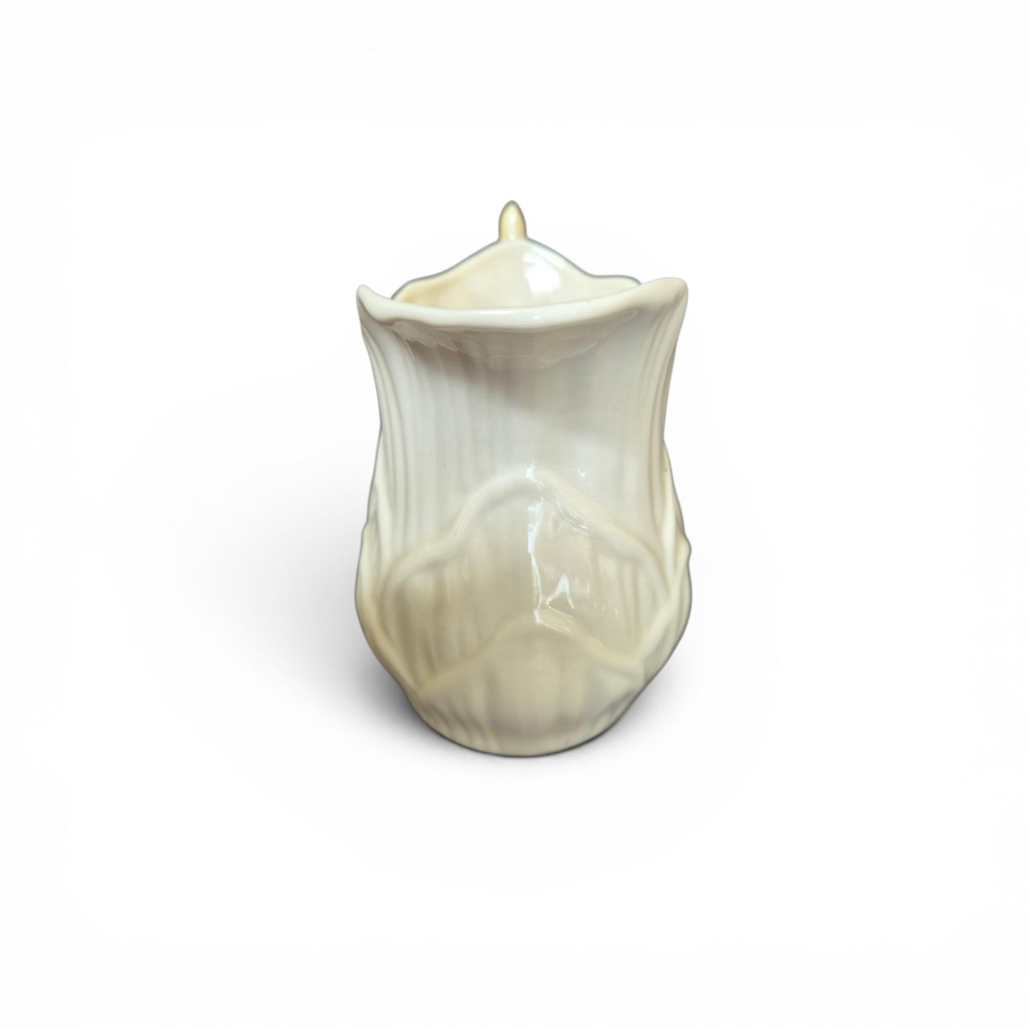 -SOLD- Vintage Belleek Ireland Cream Jug & Sugar Bowl Set – Ivory Tree Bark Design