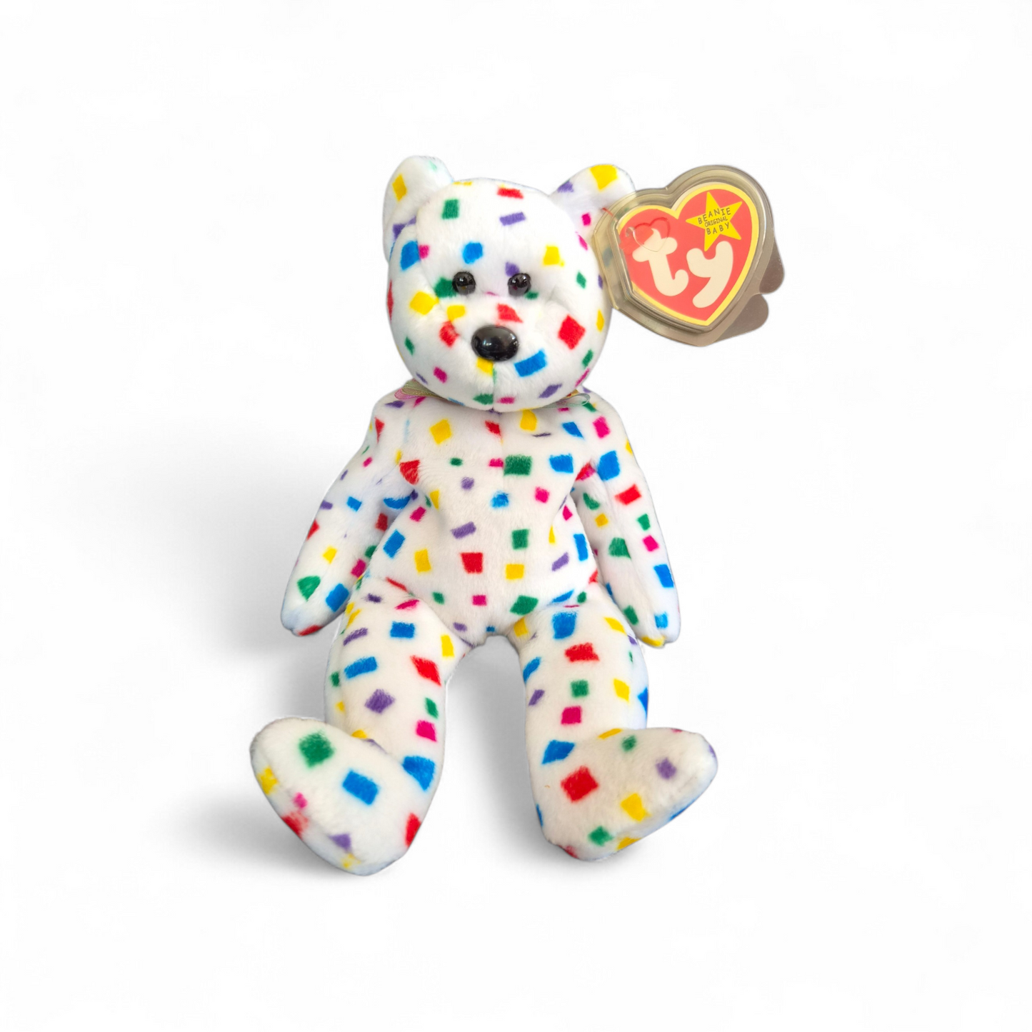 Ty Beanie Baby “Ty 2K” Bear (2000) – Millennium Celebration Edition | Confetti Design Collectible