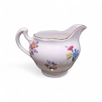 Vintage Royal Vale Bone China Milk Jug – Elegant Floral English Tea Set Creamer