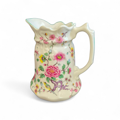 Vintage Old Foley Floral Jug by James Kent. Staffordshire Fine Earthenware, English Country Elegance