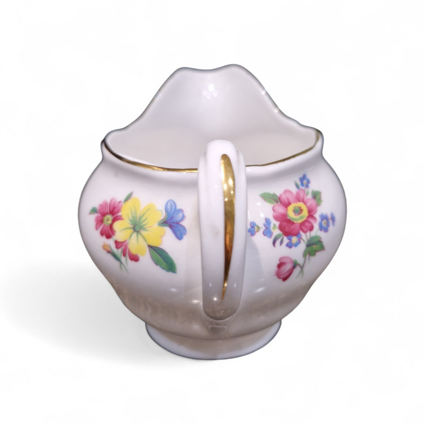 Vintage Royal Vale Bone China Milk Jug – Elegant Floral English Tea Set Creamer